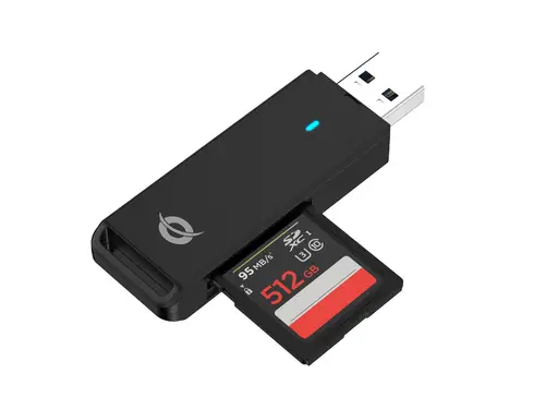 BIAN02B lector de tarjeta USB 3.2 Gen 1 (3.1 Gen 1) Type-A Negro - Imagen 4