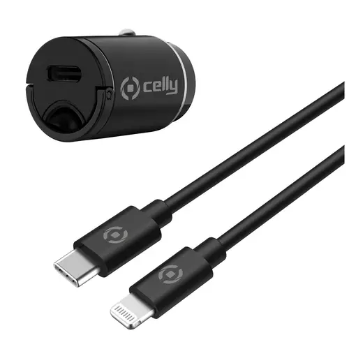 CCMINILIGHT cargador de dispositivo móvil Smartphone Negro Encendedor de cigarrillos Auto - Imagen 1