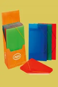 CARPETA SOLAPAS SOFT POLIPROPILENO C/ETIQUETA Y GOMA SALMÓN CARCHIVO 20160114 - Pack de 5 unidades