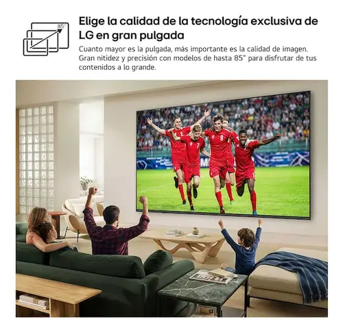 QNED evo AI MiniLED 43QNED81B6C.AEU Televisor 109,2 cm (43") 4K Ultra HD Smart TV Wifi Negro - Imagen 7