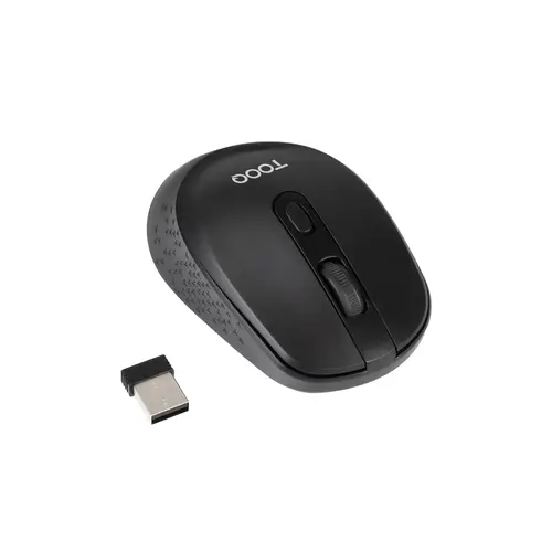 Ratón inalámbrico, 1600 DPI, 4 Botones, Negro - Imagen 3