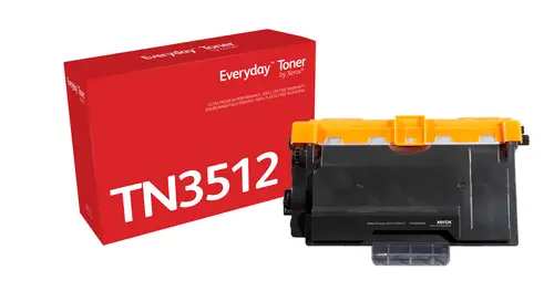 Everyday El tóner Everyday Negro de Xerox es compatible con Brother TN3512, Capacidad extra alta - Imagen 1