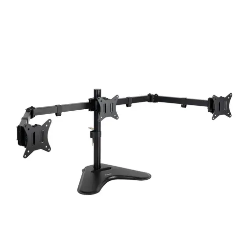 Soporte de Mesa para 3 Pantallas 17"-27", Negro - Imagen 1