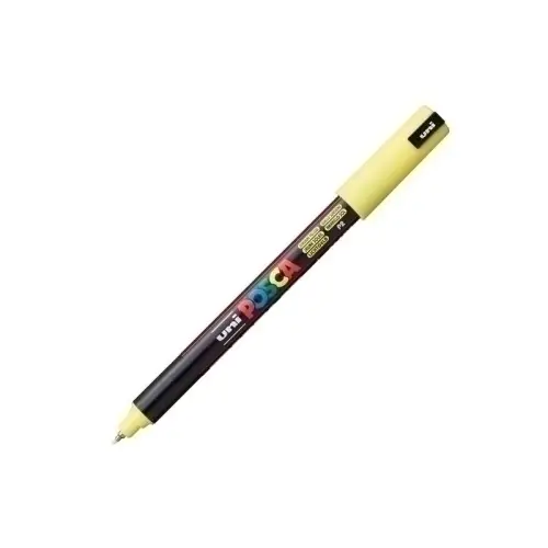 POSCA MARCADOR PC-1MR NO PERMANENTE PUNTA EXTRAFINA 0.7MM AMARILL..