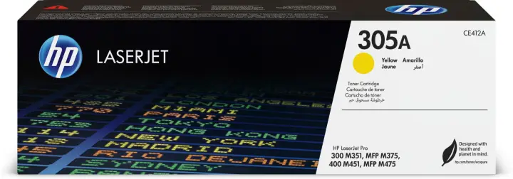 Cartucho de tóner original LaserJet 305A amarillo