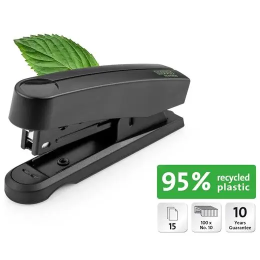 NOVUS GRAPADORA B10 PROFESIONAL RE+NEW INCLUYE 200 GRAPAS NO.10 NEGRO