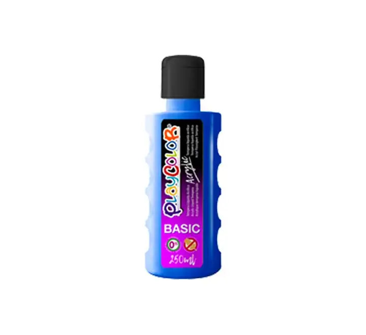 BOTE PINTURA PLAYCOLOR ACRYLIC 250ML AZ OSCURO