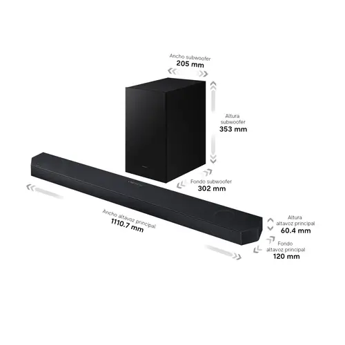 Barra Sonido Q600H 3.1.2ch con Subwoofer y Dolby Atmos 2026 - Imagen 11