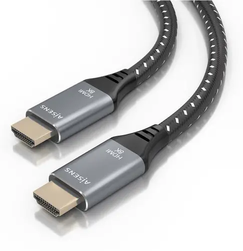 Cable HDMI V2.1 ultra alta velocidad / HEC 8K@60Hz 48Gbps, A/M-A/M, Gris/Negro, 7.0m - Imagen 3
