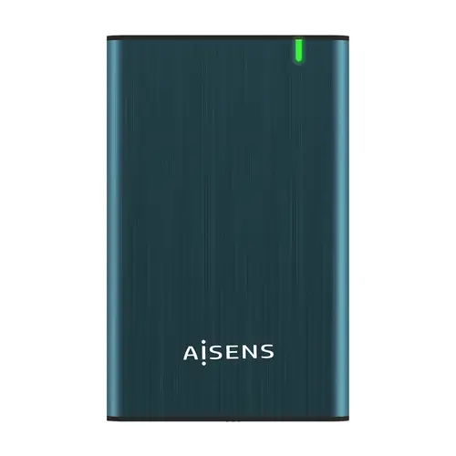 Caja Externa 2.5" ASE-2525PB 9.5 mm SATA A USB 3.0/USB 3.1 Gen1, Azul Pacifico - Imagen 1