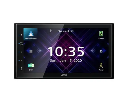 KW-M565DBT receptor multimedia para coche Negro 200 W Bluetooth - Imagen 2