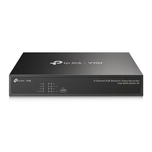 VIGI NVR1004H-4P Grabadore de vídeo en red (NVR) Negro - Imagen 1