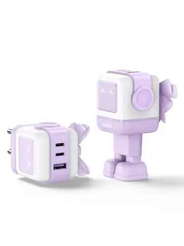 Nexode RG 65W 3-Port GaN Ordenador portátil, Teléfono móvil, Ratón, Portátil, Batería portátil, Teléfono Rosa Corriente alterna Carga rápida Interior - Imagen 5