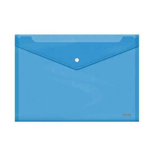 SOBRES POLIPROPILENO BROCHE AZUL FOLIO APAISADO 360X255 DOHE 9147..