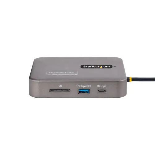 Adaptador Multipuertos USB C - HDMI Doble 4K 60Hz - Hub Ladrón USB 10Gbps de 2 Puertos USB-C/USB-A - PD100W - GbE - SD - Dock de Viajes - Docking Station - Imagen 3