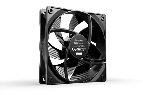 Pure Wings 3 120mm Carcasa del ordenador Ventilador 12 cm Negro 1 pieza(s) - Imagen 2
