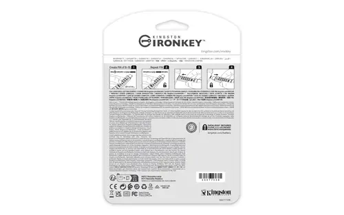 64GB USB-C IRONKEY KEYPAD 200C MEM FIPS 140-3 LVL 3(PENDING)AES-256 - Imagen 2