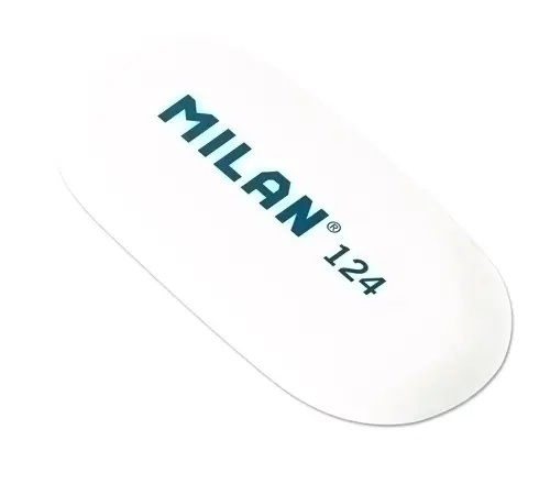 GOMA BORRAR MILAN 124 OVALADA (ud.) - Pack de 24 unidades