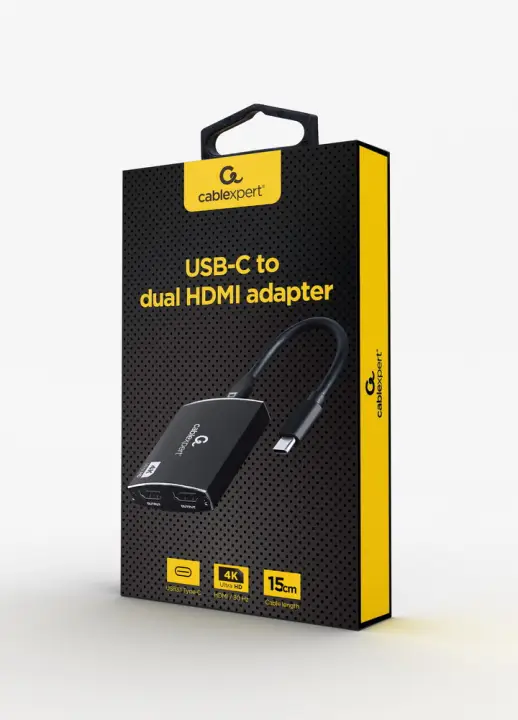 A-CM-HDMIF2-01 cable HDMI 0,15 m HDMI Type C (Mini) Negro