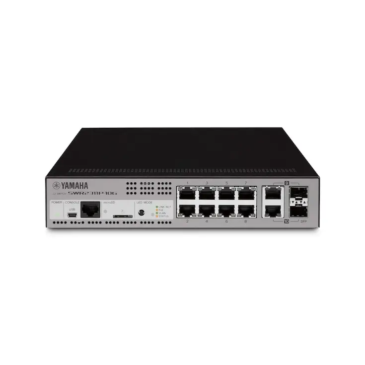 SWR2311P-10G Gestionado L2 10G Ethernet (100/1000/10000) Energía sobre Ethernet (PoE) Negro, Plata