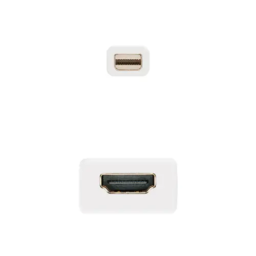 CONVERSOR MINI DP A HDMI MINI DP/M-HDMI/H BLANCO 15 CM - Imagen 2