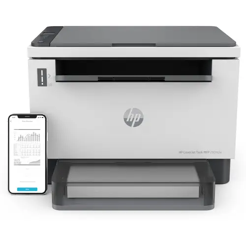 LaserJet Tank 2604dw Inalámbrico Multifunction Blanco y negro Impresora, Fotocopiadora, escáner  Dúplex - Imagen 4