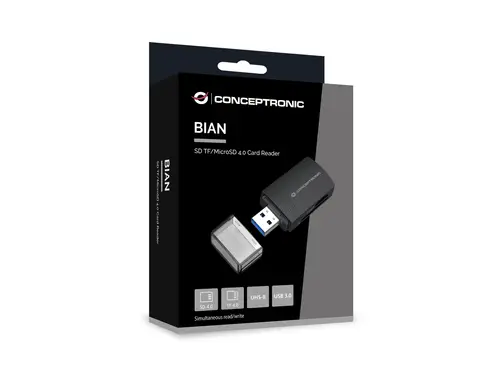 BIAN06B lector de tarjeta USB 3.2 Gen 1 (3.1 Gen 1) Type-A Negro - Imagen 6