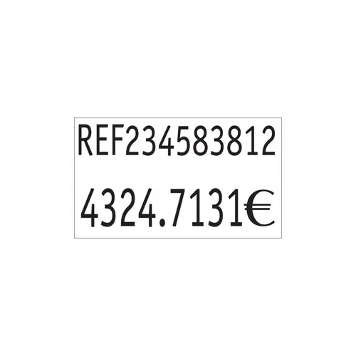 ETIQ.PRECIOS PRYSE 26x16 BLANCO