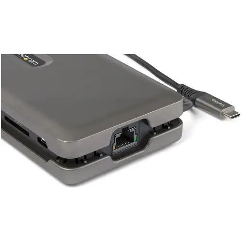 Adaptador Multipuertos USB-C - USB Tipo C a HDMI 2.0 4K a 60Hz - Hub Ladrón USB de 2 Puertos de 10Gbps - con PD de Paso de 100W - GbE - SD/MicroSD - Mini Docking Station - Imagen 4