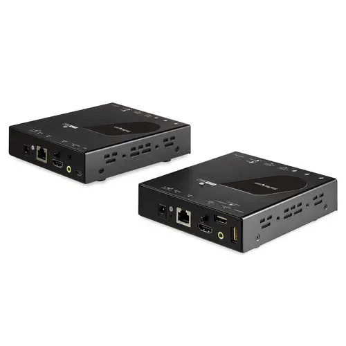 Extensor KVM HDMI KVM por IP - HDMI 4K 30Hz y USB 2.0 por IP, LAN o Ethernet CAT5e/CAT6 (100m/330ft) - Kit Extensor para Transmisor/Receptor/Conmutador/Switch KVM Remoto - Imagen 2