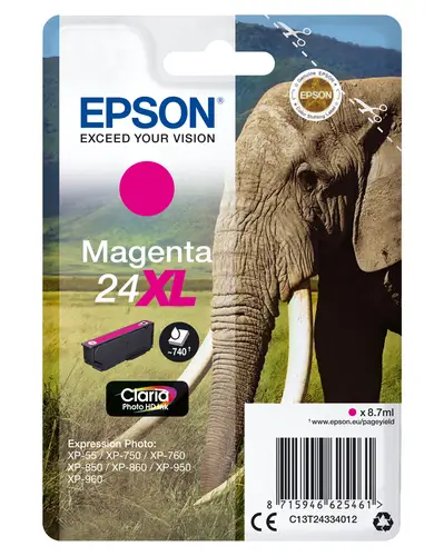 Elephant Cartucho 24XL magenta - Imagen 1