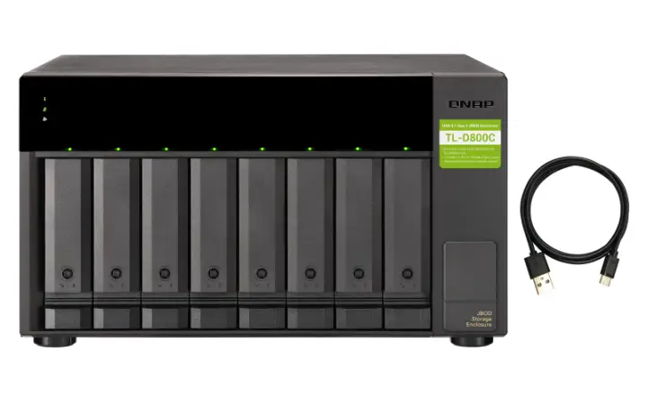 TL-D800C caja para disco duro externo Carcasa de disco duro/SSD Negro, Gris 2.5/3.5"