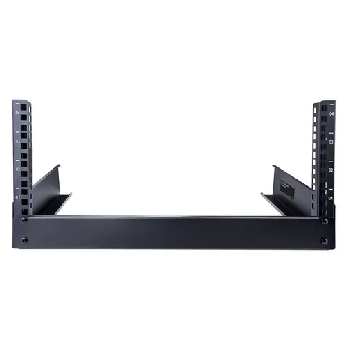 Rack 4U de 19" de Marco Abierto para Sobremesa con 2 Columnas - Rack para Equipos de Ordenador, AV o de Datos con Capacidad de Carga de 42kg - con Tuercas/Tornillos Enjaulados - Imagen 4