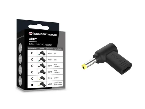 ABBY15PC06 accesorio para portatil Clavija de adaptador de corriente para ordenador portátil - Imagen 3
