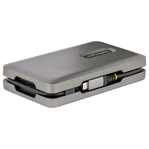Adaptador Multipuertos USB-C - Vídeo USB Tipo C con Modo Alt de DP - HDMI 2.0 4K -VGA - Docking Station USB-C para 2 Monitores - PD de 100W con Pass-Through - Hub Adaptador MST - Imagen 4