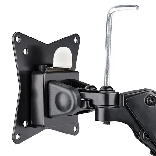 Brazo de Soporte de Escritorio para Un Monitor VESA de hasta 32" o Ultraancho de 49" 8kg - Base para 1 Monitor de Movimiento Articulado y Altura Ajustable - Grommet o Mordaza - Imagen 9