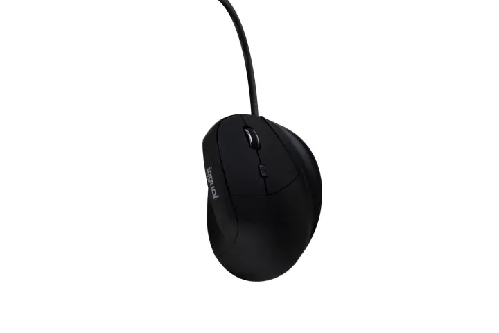Ratón vertical USB ERGO-V 2400DPI negro