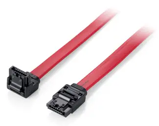111902 cable de SATA 0,5 m SATA 7-pin Rojo
