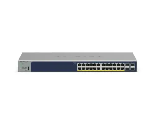 GS728TPP Gestionado L2/L3/L4 Gigabit Ethernet (10/100/1000) Energía sobre Ethernet (PoE) Gris - Imagen 2