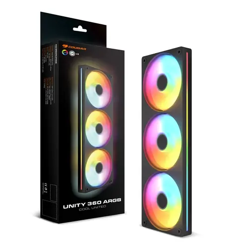 Cougar Ventilador UNITY360-FB Argb 12cm Black - Imagen 8