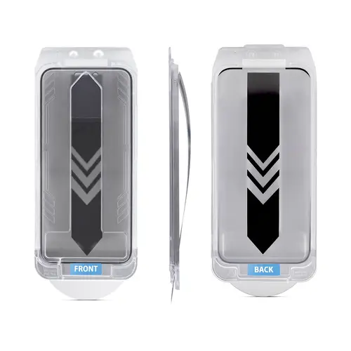 Filtro de Privacidad de 4 Vías y 360 para iPhone 16 - Antiespía para iPhone - Filtro Horizontal y Vertical - Compatible con Touchscreen - Protector de Pantalla de Vidrio Templado - TAA - Imagen 3