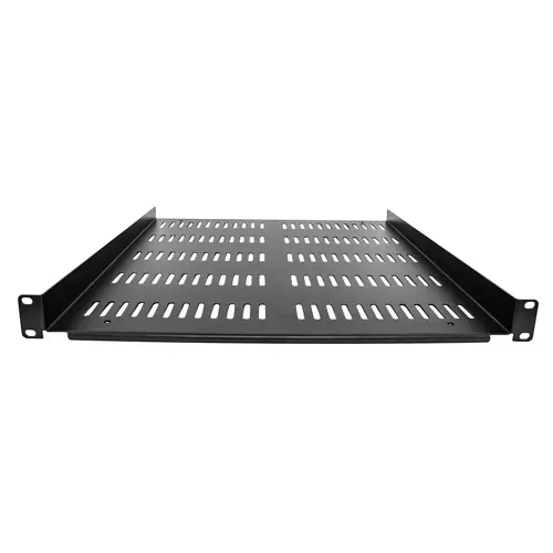 Estante Ventilado 1U para Armario Rack de Servidores - Bandeja Universal Voladiza para Montaje en Rack de 19" - Capacidad de 25kg - de 20" de Profundidad - Imagen 3