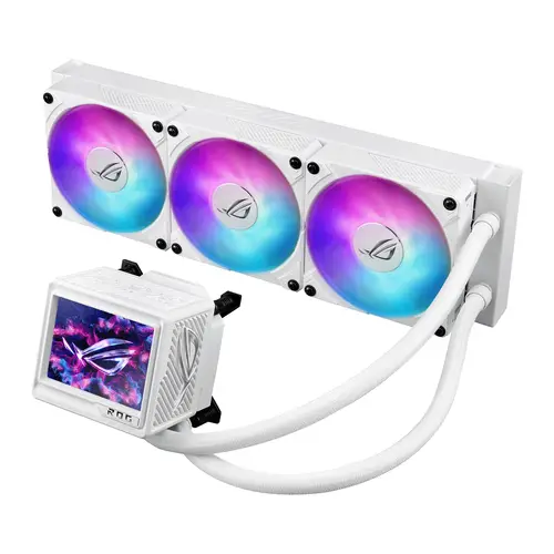 ROG RYUJIN III 360 ARGB EXTREME WHT Procesador Sistema de refrigeración líquida todo en uno 12 cm Blanco 1 pieza(s) - Imagen 4