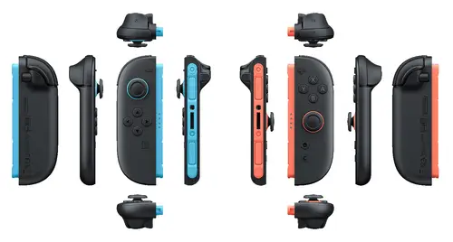 Joy-Con 2 Negro, Azul, Rojo Bluetooth Palanca de mando Analógico/Digital Nintendo Switch 2 - Imagen 4