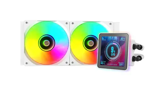 ML-VISIONPRO240W Procesador Sistema de refrigeración líquida todo en uno 12 cm Blanco 1 pieza(s) - Imagen 4