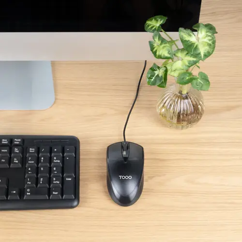 Ratón óptico con cable USB, 1000 DPI - Imagen 3