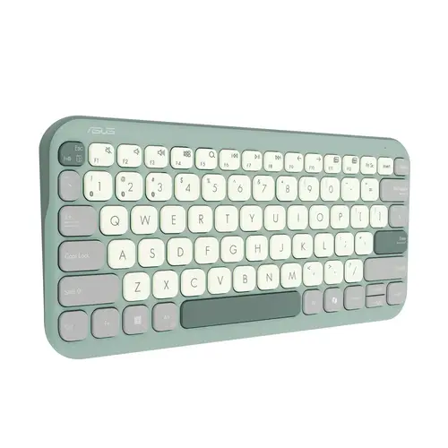 TECLADO ASUS KW100 INNALAMBRICO QWERTY GREEN - Imagen 7