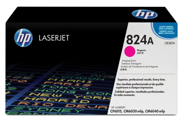 Tambor de imágenes LaserJet 824A magenta