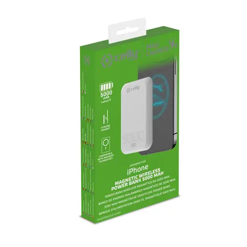 MAGPB5000EVOWH batería externa 5000 mAh Cargador inalámbrico Blanco - Imagen 5