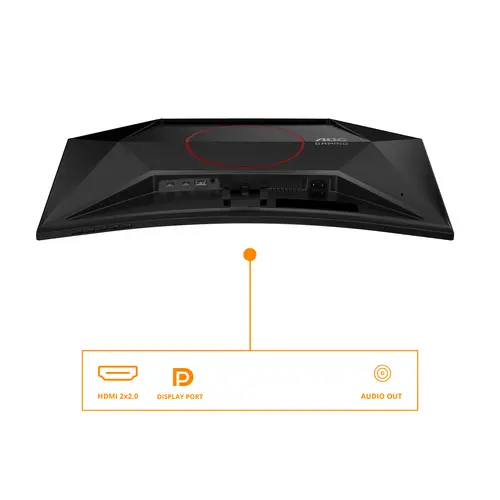 G4 C27G42E pantalla para PC 68,6 cm (27") 1920 x 1080 Pixeles Full HD LED Negro, Rojo - Imagen 11